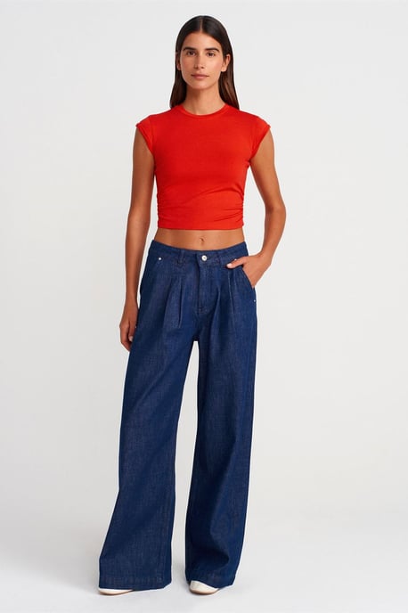 Damen ärmelloses Crop-Top-T-Shirt - Image 4