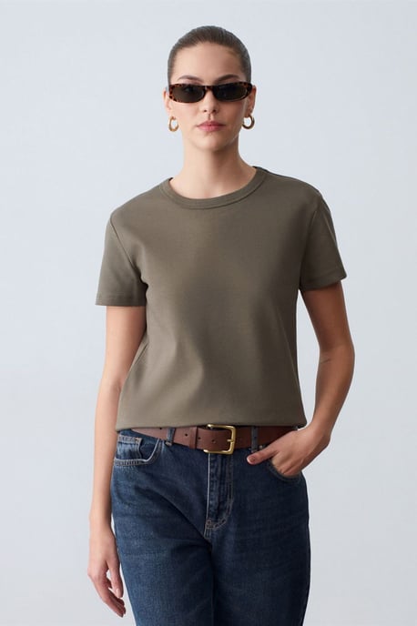 Damen T-Shirt mit Rundhalsausschnitt - Image 2