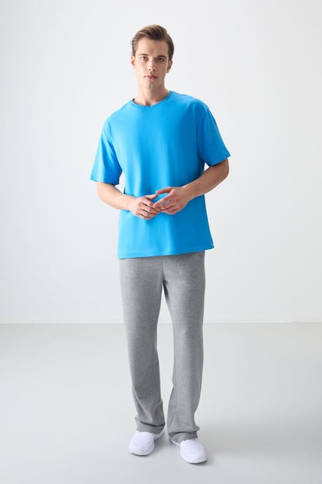 Übergroßes Baumwoll-Crewneck-T-Shirt - Image 3