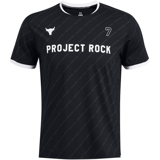 Under Armour - "Project Rock" T-Shirt für Herren, Rugby (Schwarz) - Image 1
