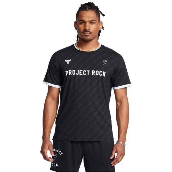 Under Armour - "Project Rock" T-Shirt für Herren, Rugby (Schwarz) - Image 3