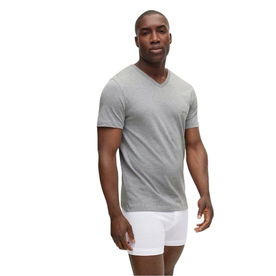 Boss - T-Shirt für Herren, V-Ausschnitt (3er-Pack) (Weiß/Grau/Schwarz) - Image 2