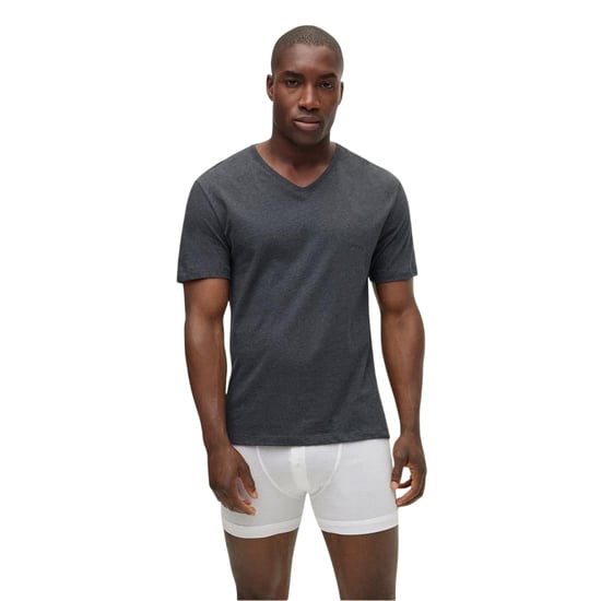 Boss - T-Shirt für Herren, V-Ausschnitt (3er-Pack) (Weiß/Grau/Schwarz) - Image 3