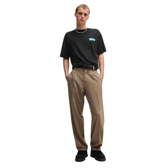 Hugo - "Duwood" T-Shirt für Herren, Baumwolle, Regulär (Schwarz) - Image 5