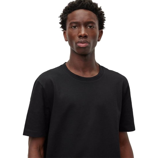 Hugo Boss - "Boss" T-Shirt für Herren, Baumwolle, Regulär (Schwarz) - Image 4
