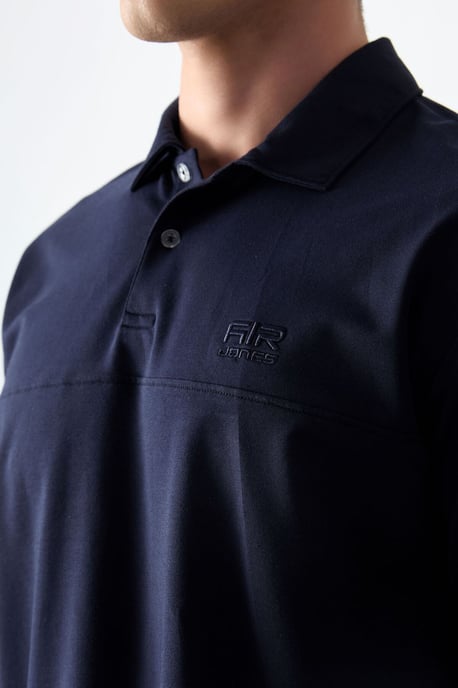 Oversized Polo-Kragen T-Shirt - Image 3