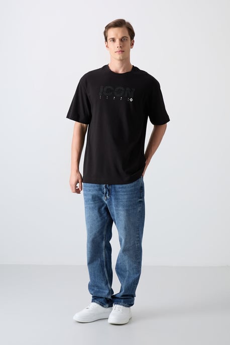 Übergroßes Logo-Print Rundhals-T-Shirt - Image 2