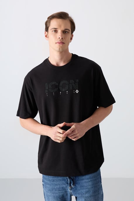 Übergroßes Logo-Print Rundhals-T-Shirt - Image 4
