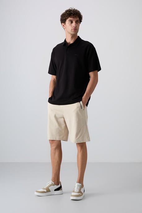 Herren Oversized Polo T-Shirt - Image 2