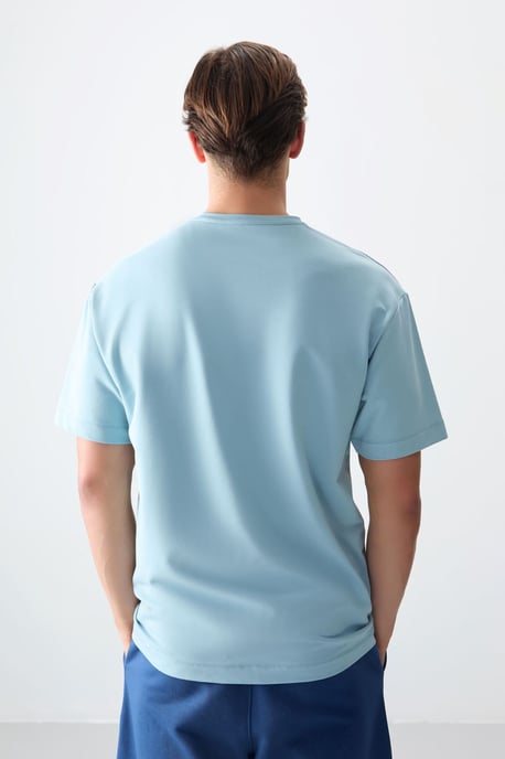 Übergröße Bedrucktes Rundhals-T-Shirt - Image 6