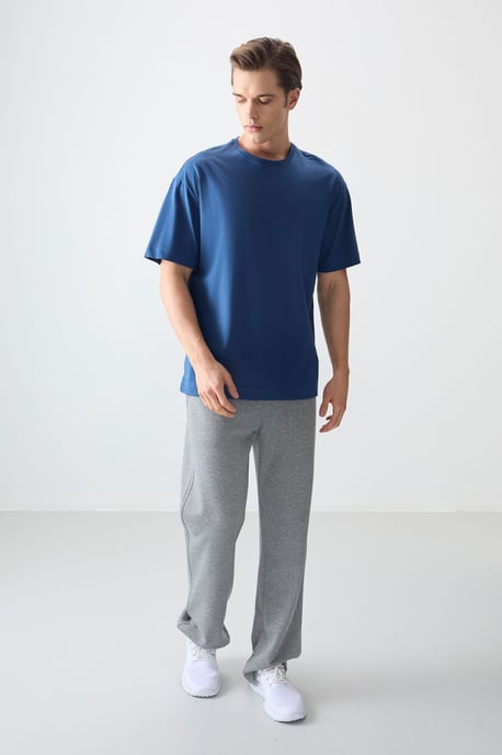 Übergroßes Baumwoll-Crewneck-T-Shirt - Image 2