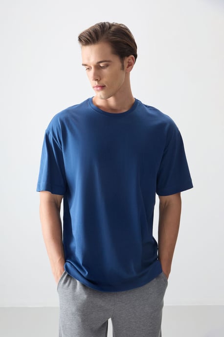 Übergroßes Baumwoll-Crewneck-T-Shirt - Image 3