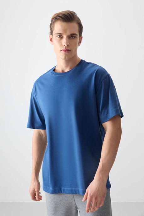 Übergroßes Baumwoll-Crewneck-T-Shirt - Image 4