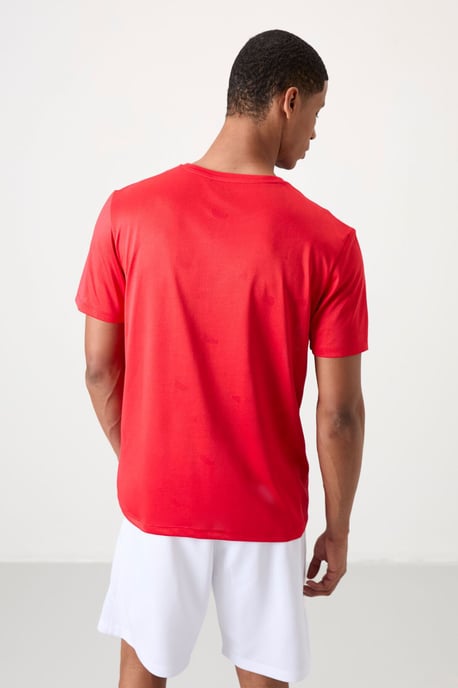 Herren Farbblockiertes Rundhals-T-Shirt - Image 5