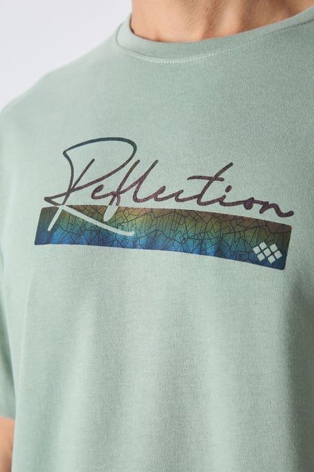 Übergroßes bedrucktes Baumwollmisch-T-Shirt - Image 3