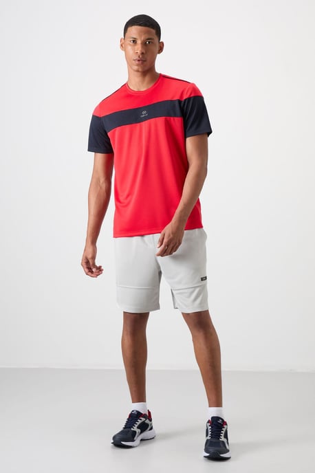 Tommy Life Farbblock Rundhals-T-Shirt für Herren - Mehrfarbig - Image 2