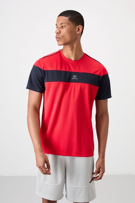 Tommy Life Farbblock Rundhals-T-Shirt für Herren - Mehrfarbig - Image 4
