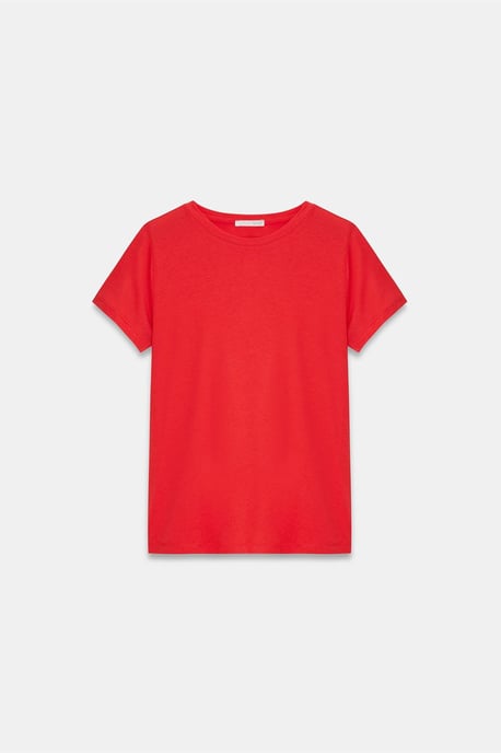 Damen T-Shirt mit Rundhalsausschnitt und kurzen Ärmeln - Image 3