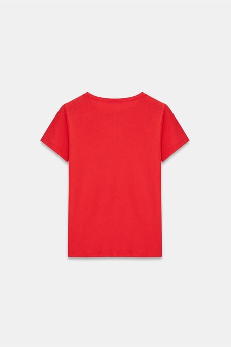 Damen T-Shirt mit Rundhalsausschnitt und kurzen Ärmeln - Image 4