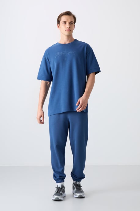Übergröße Bedrucktes Rundhals-T-Shirt - Image 2