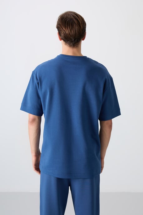 Übergröße Bedrucktes Rundhals-T-Shirt - Image 5