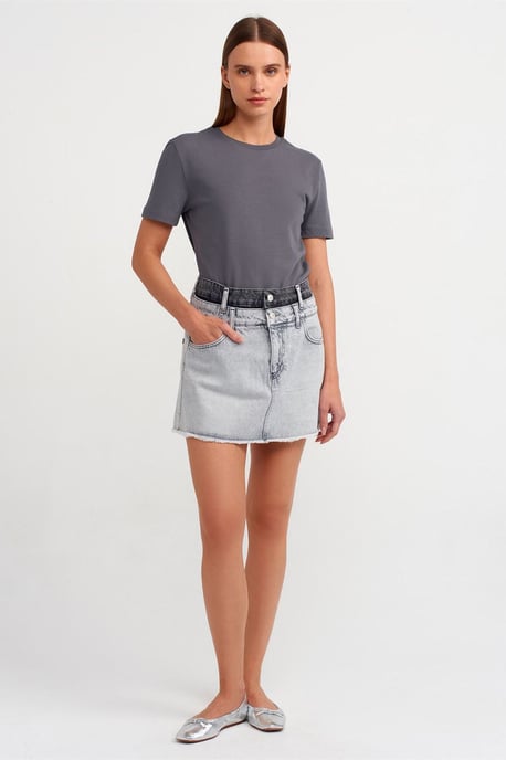 Damen Baumwoll Rundhalsausschnitt T-Shirt - Image 3