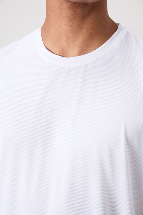 Farbblockiertes Rundhalsausschnitt T-Shirt - Image 3