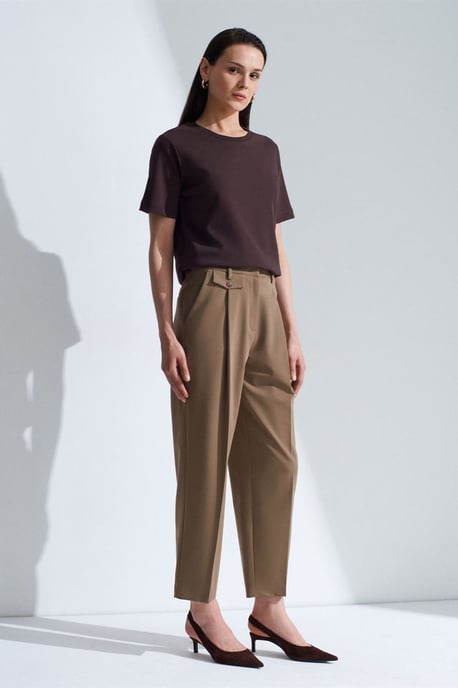 Damen Baumwolle Rundhals T-Shirt - Image 4