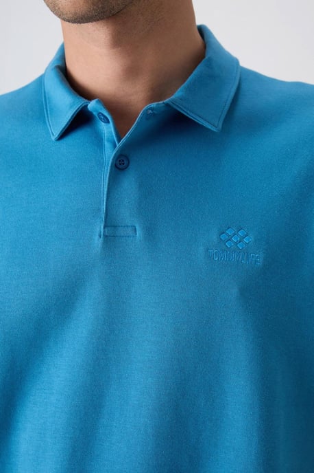 Herren Oversized Polo T-Shirt - Image 4