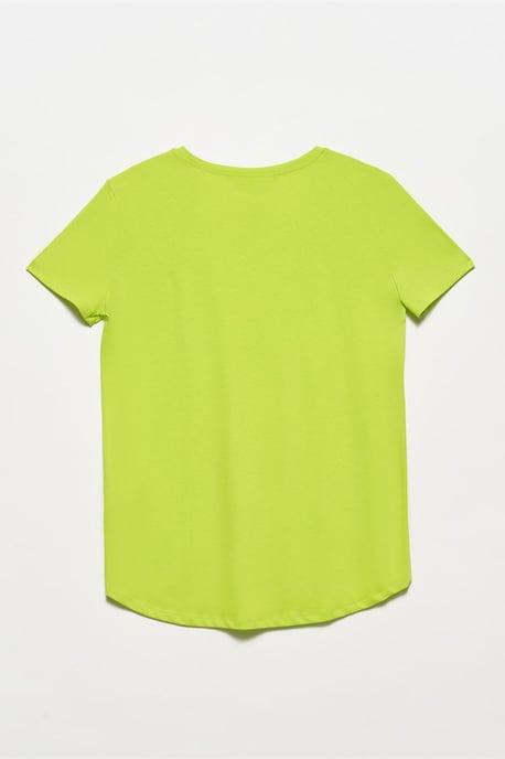 Damen Baumwoll Rundhalsausschnitt T-Shirt - Image 2