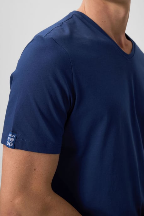 Herren V-Ausschnitt Kurzarm T-Shirt - Image 4