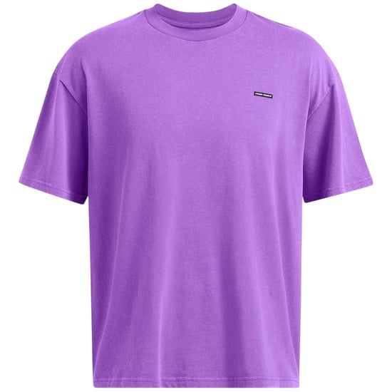 Under Armour - T-Shirt für Herren, Logo, Gewaschen, Übergroß (Violett) - Image 2