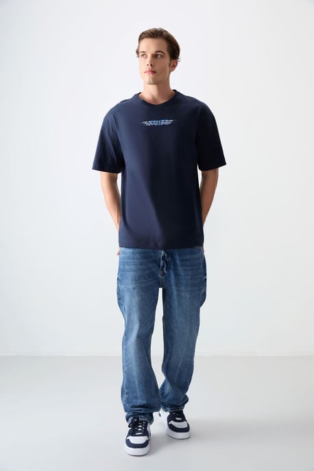 Übergröße Baumwoll-Logo-T-Shirt - Image 2