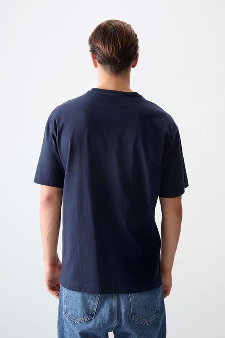 Übergröße Baumwoll-Logo-T-Shirt - Image 5