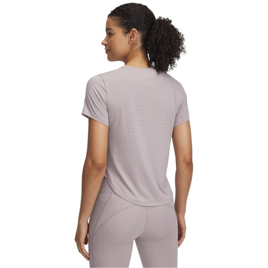 Under Armour - "Launch Elite" T-Shirt für Damen, kurzärmlig (Frostgrau) - Image 2