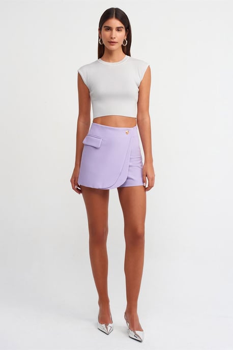 Damen Ärmelloses Ripp-Crop-Top - Image 3