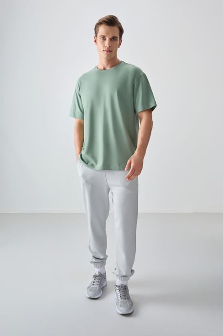 Übergroßes Baumwoll-Crewneck-T-Shirt - Image 3