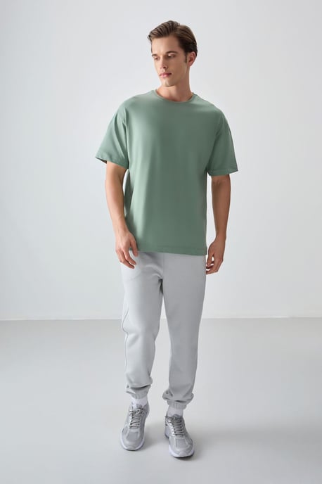 Übergroßes Baumwoll-Crewneck-T-Shirt - Image 5