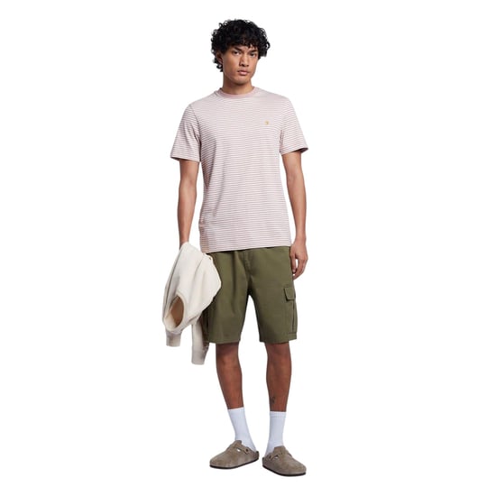 Farah - T-Shirt für Herren, Logo, kurzärmlig (Dunkelrosa) - Image 3