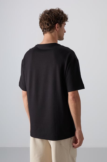 Übergröße Baumwollmix Logo-T-Shirt - Image 6