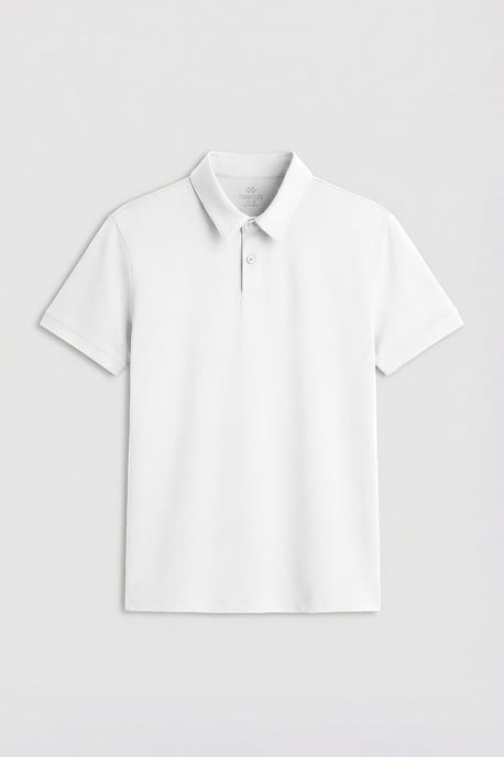 Herren Baumwoll-Elastan Polo T-Shirt - Image 1