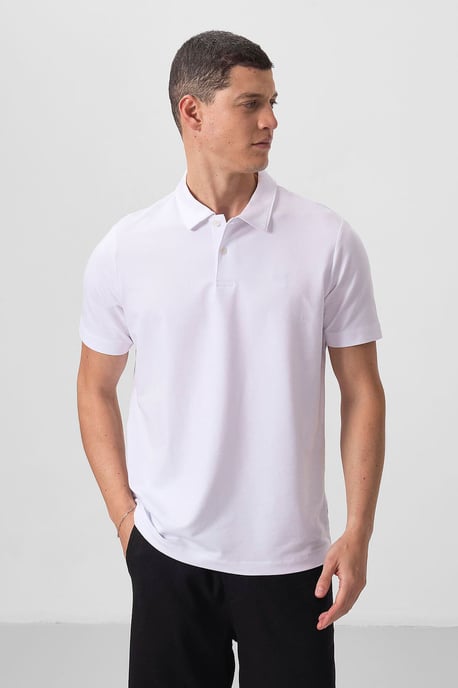 Herren Baumwoll-Elastan Polo T-Shirt - Image 3