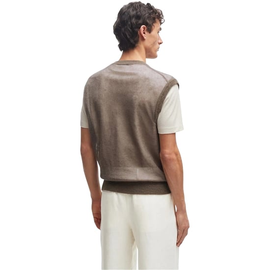 Boss - "Lucid" T-Shirt für Herren, Rundhalsausschnitt (Beige) - Image 3