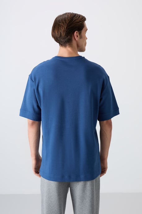 Übergrößen-Cotton-Mix Rundhals-T-Shirt - Image 5