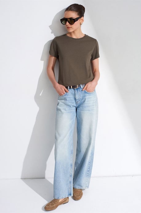 Damen Rundhals Kurzarm T-Shirt - Image 4