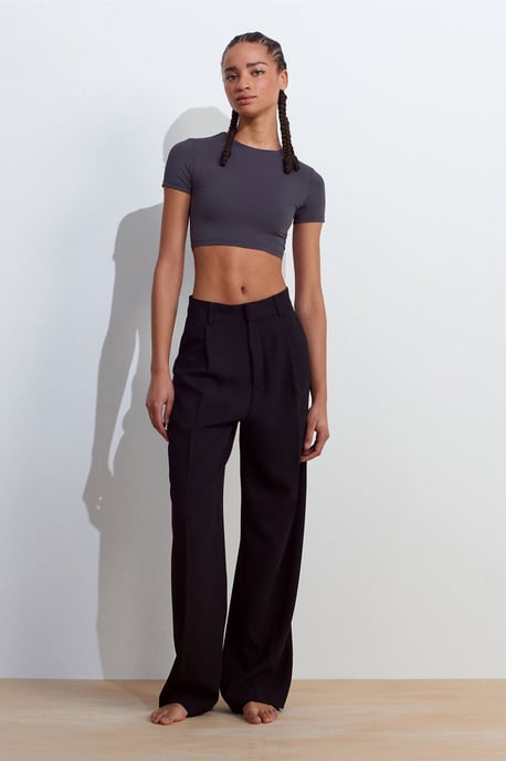 Damen Slim Fit Crop-Top - Image 3