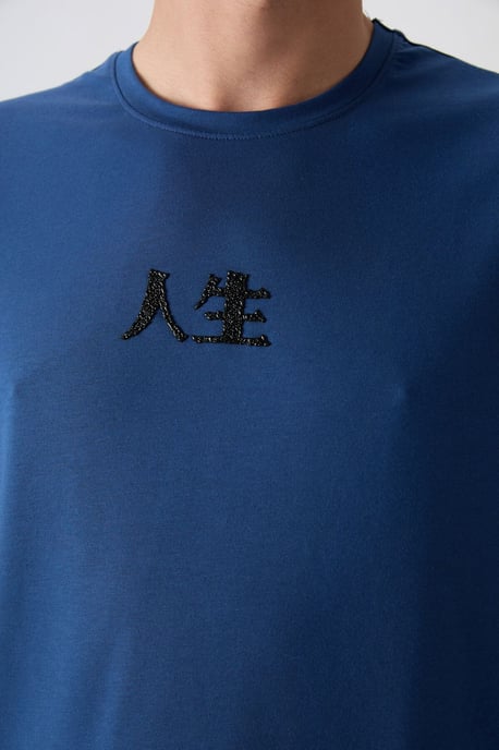 Übergröße Bedrucktes Rundhals-T-Shirt - Image 2