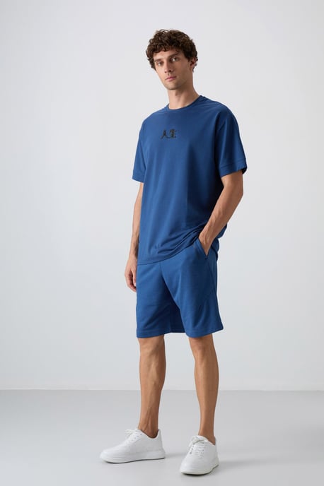 Übergröße Bedrucktes Rundhals-T-Shirt - Image 3
