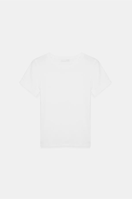 Damen Slim Fit Rundhalsausschnitt T-Shirt - Image 5