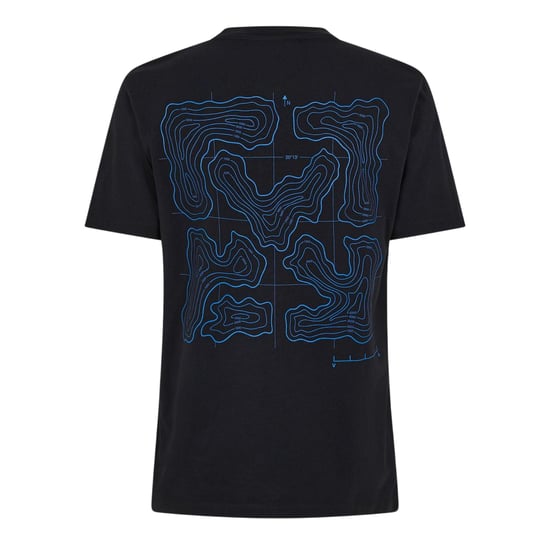 Off White - T-Shirt für Herren, Baumwolle, Regulär (Schwarz/Blau) - Image 2